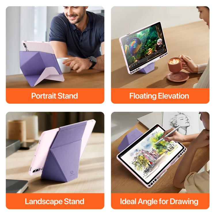For Samsung Galaxy Tab S10+ / S9+ DUX DUCIS Vers Series PU + TPU Tablet Case