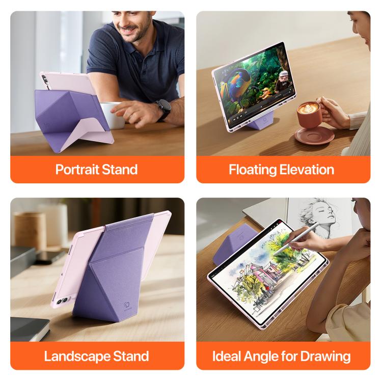 For Samsung Galaxy Tab S11 Ultra / S10 Ultra DUX DUCIS Vers Series PU + TPU Tablet Case