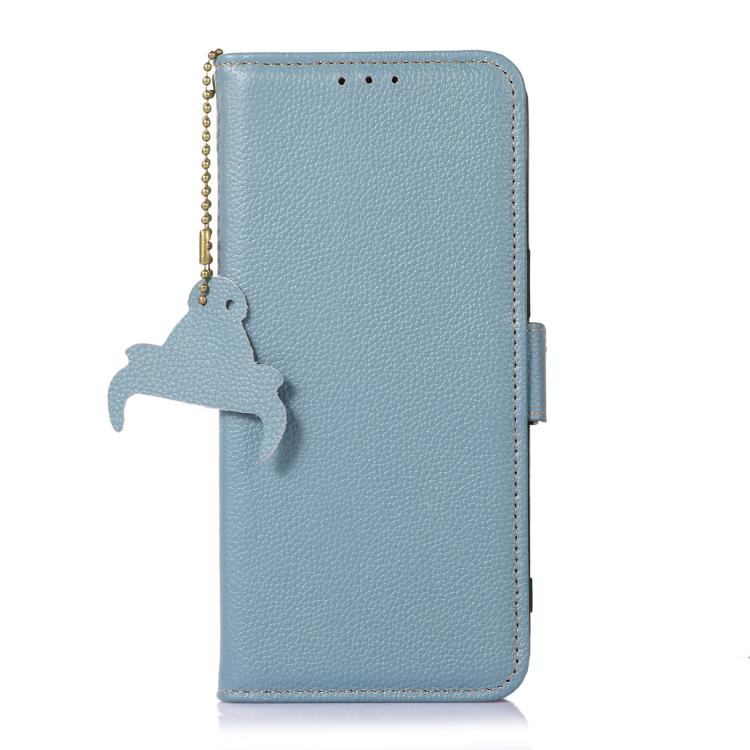 For Samsung Galaxy S26 5G Genuine Leather Mino Magnetic RFID Leather Phone Case