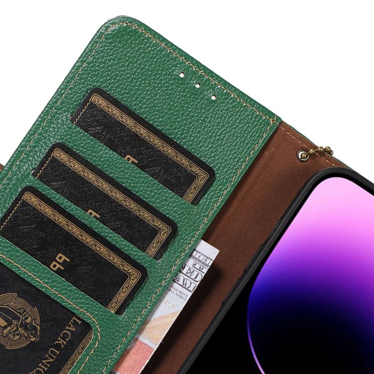 For Samsung Galaxy S26 5G Genuine Leather Mino Magnetic RFID Leather Phone Case