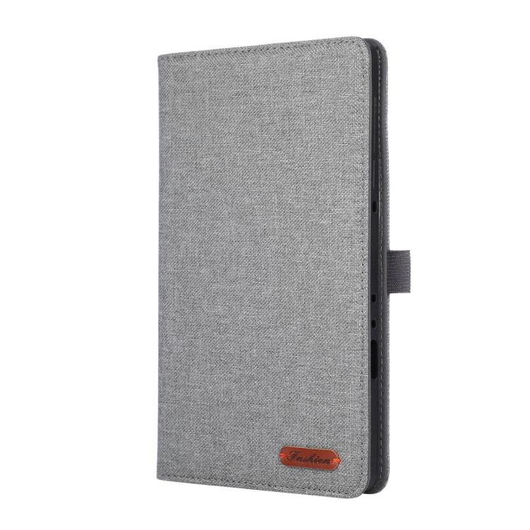 For Lenovo Legion Y700 Gen 5 Fabric Texture Horizontal Flip Leather Tablet Case with Hand Strap