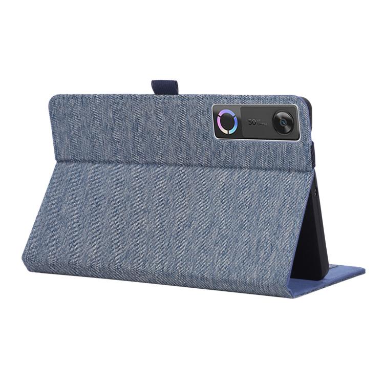 For Lenovo Legion Y700 Gen 5 Fabric Texture Horizontal Flip Leather Tablet Case with Hand Strap