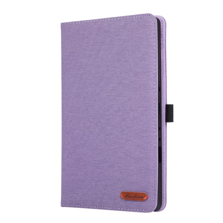 For Lenovo Legion Y700 Gen 5 Fabric Texture Horizontal Flip Leather Tablet Case with Hand Strap