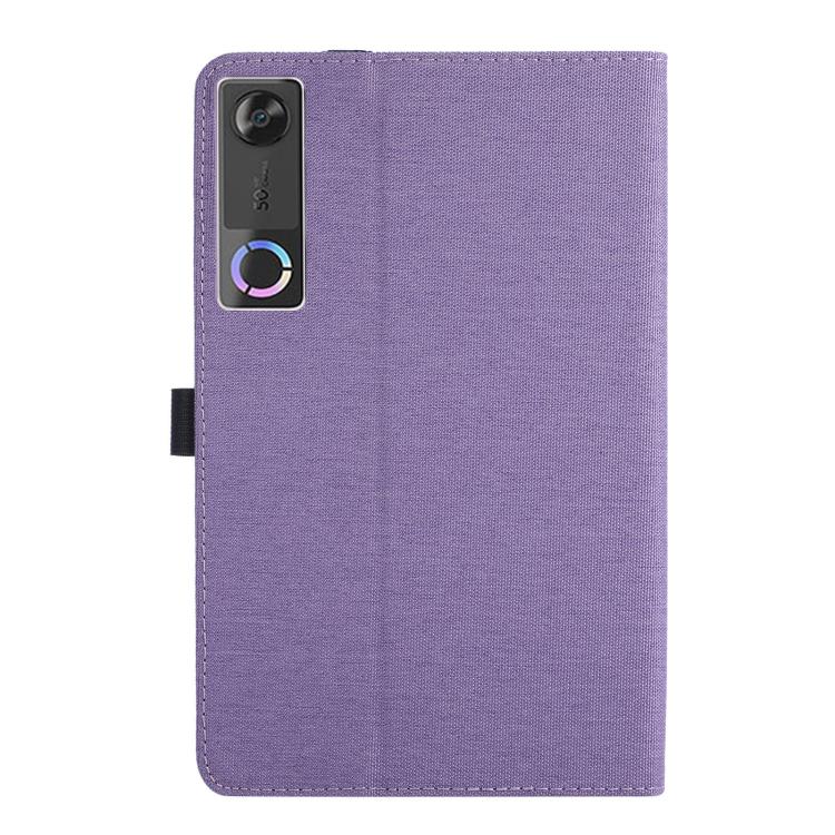 For Lenovo Legion Y700 Gen 5 Fabric Texture Horizontal Flip Leather Tablet Case with Hand Strap