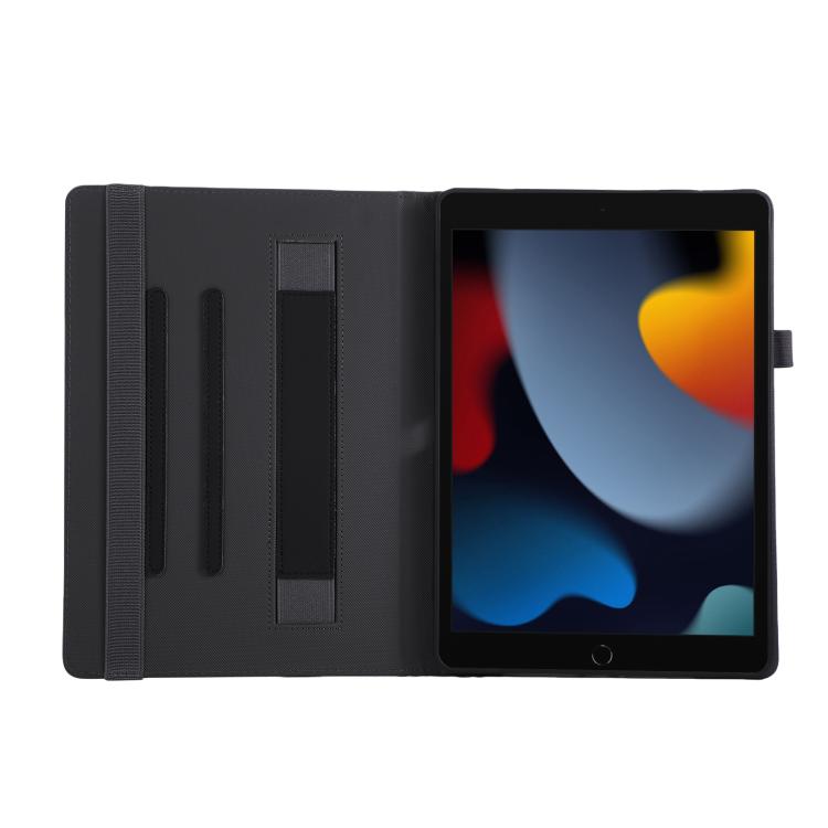 For iPad 10.2 2020 / 2019 / 10.5 2019 Macaron Color Hand Grip Leather Tablet Case with Holder