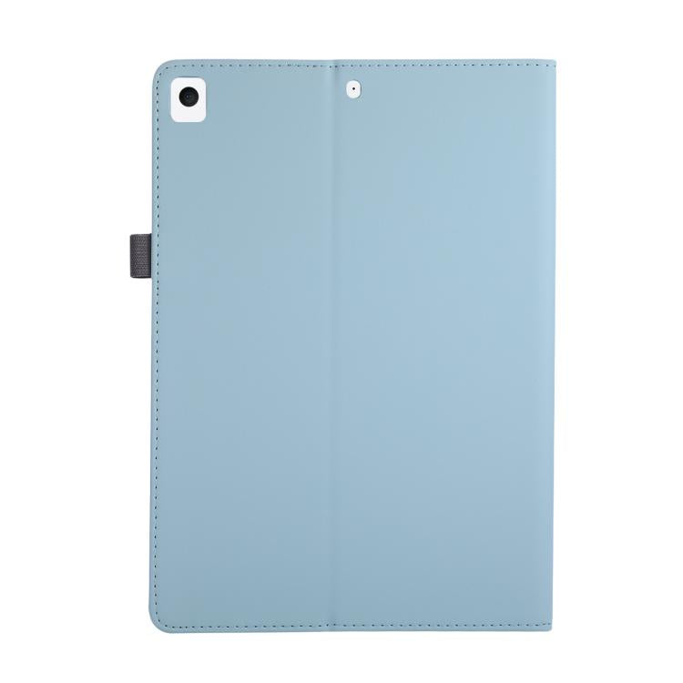 For iPad 10.2 2020 / 2019 / 10.5 2019 Macaron Color Hand Grip Leather Tablet Case with Holder