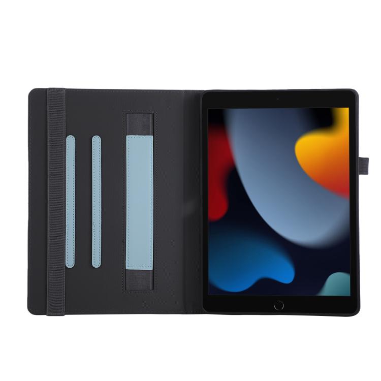 For iPad 10.2 2020 / 2019 / 10.5 2019 Macaron Color Hand Grip Leather Tablet Case with Holder