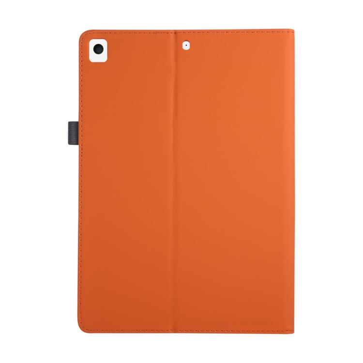 For iPad 10.2 2020 / 2019 / 10.5 2019 Macaron Color Hand Grip Leather Tablet Case with Holder