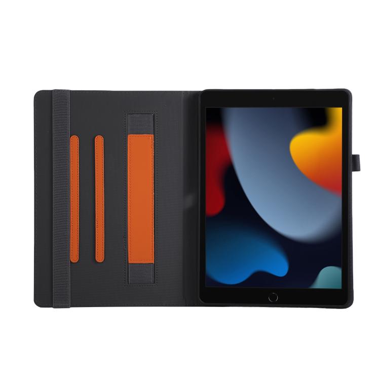 For iPad 10.2 2020 / 2019 / 10.5 2019 Macaron Color Hand Grip Leather Tablet Case with Holder