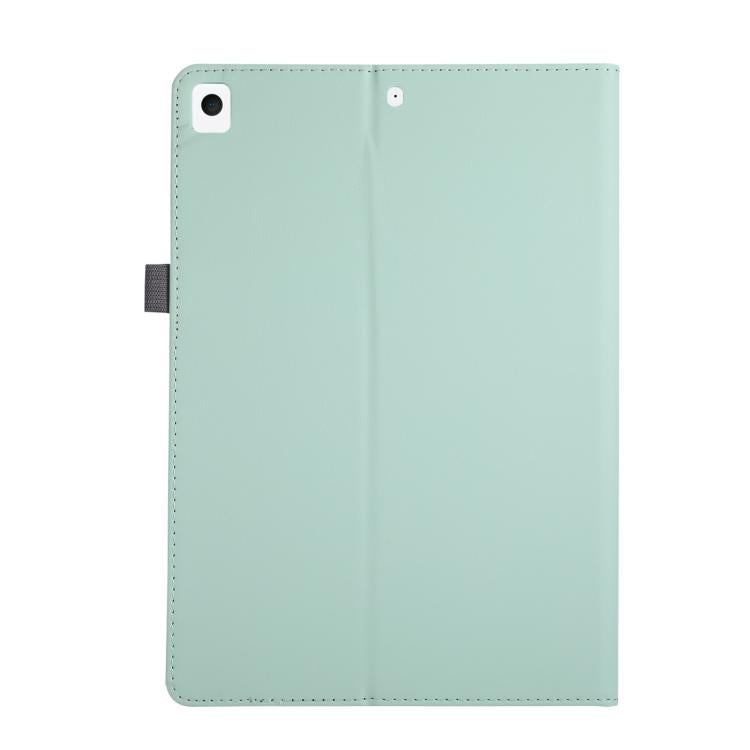 For iPad 10.2 2020 / 2019 / 10.5 2019 Macaron Color Hand Grip Leather Tablet Case with Holder