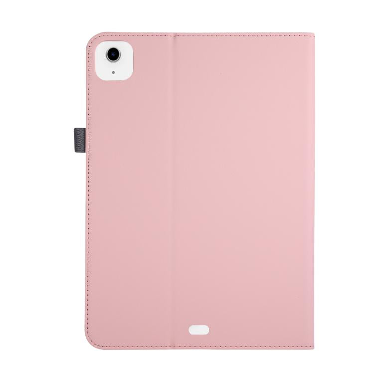 For iPad Pro 11 2025 / 2024 Macaron Color Hand Grip Leather Tablet Case with Holder