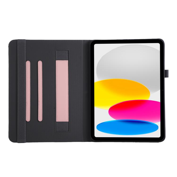 For iPad Pro 11 2025 / 2024 Macaron Color Hand Grip Leather Tablet Case with Holder