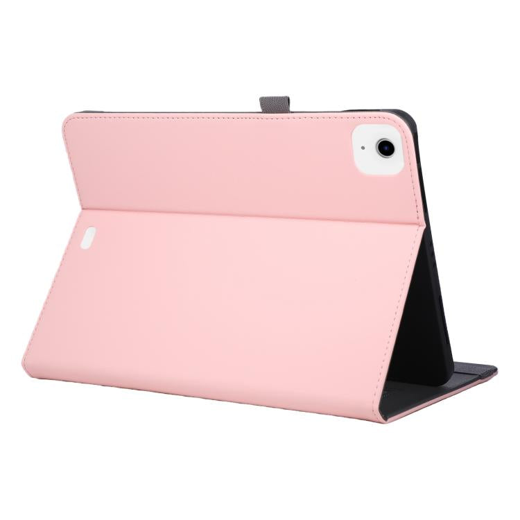 For iPad Pro 11 2025 / 2024 Macaron Color Hand Grip Leather Tablet Case with Holder