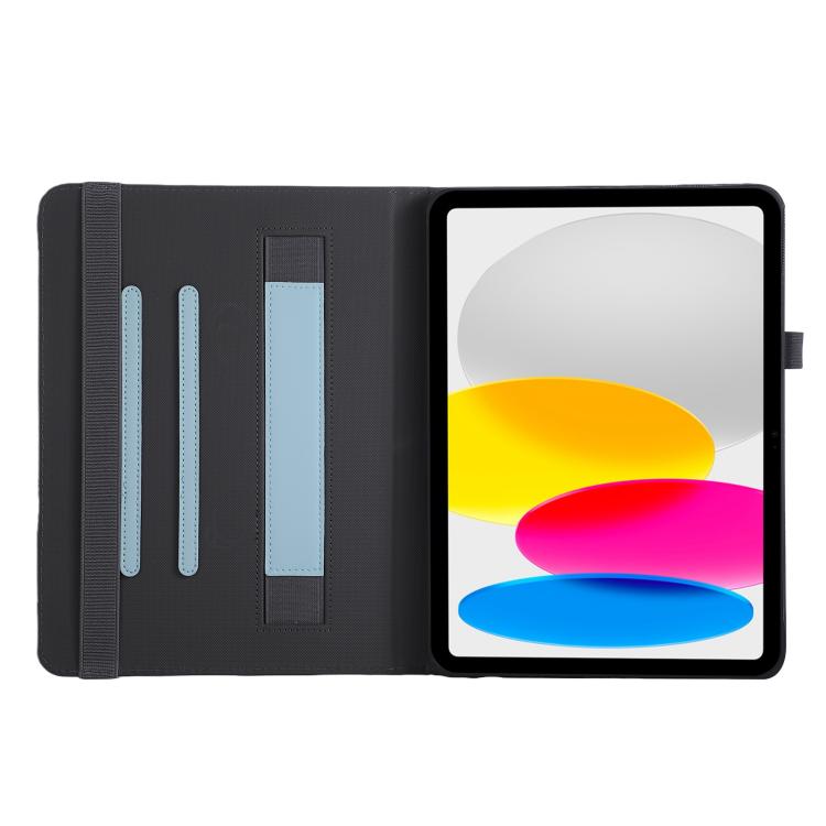 For iPad Pro 11 2025 / 2024 Macaron Color Hand Grip Leather Tablet Case with Holder