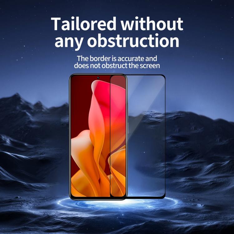 For Xiaomi Mi 11i Do As You Wish Silk Screen Printed HD Tempered Glass Film - Black