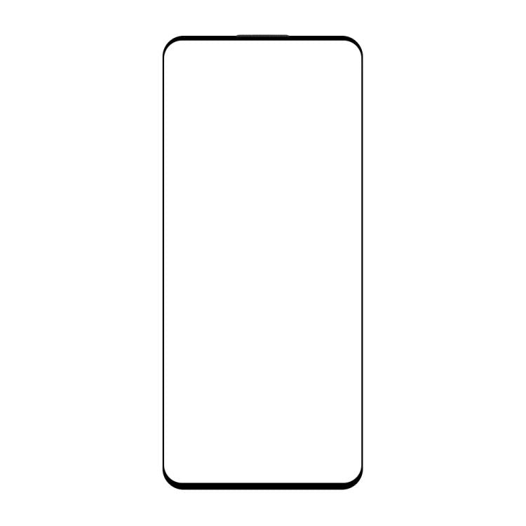 For Xiaomi Mi 11 Lite Do As You Wish Silk Screen Printed HD Tempered Glass Film - Black