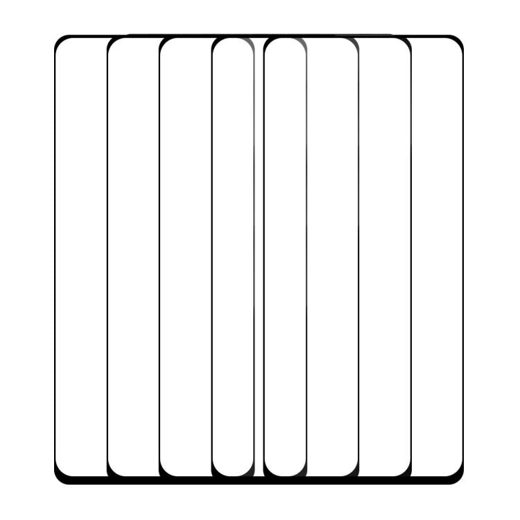 For Xiaomi Mi 11i 5pcs / Pack Do As You Wish Silk Screen Printed HD Tempered Glass Film - Black