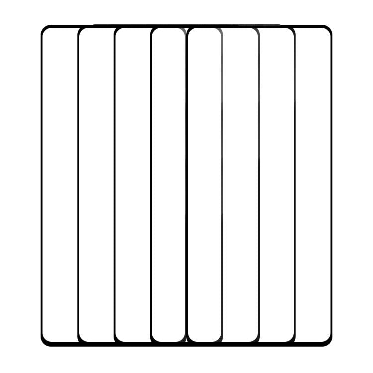 For Xiaomi Mi 11T Pro 5pcs / Pack Do As You Wish Silk Screen Printed HD Tempered Glass Film - Black