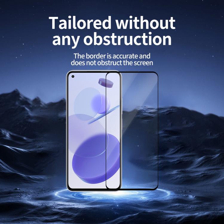 For Xiaomi Mi 11 Lite 5pcs / Pack Do As You Wish Silk Screen Printed HD Tempered Glass Film - Black