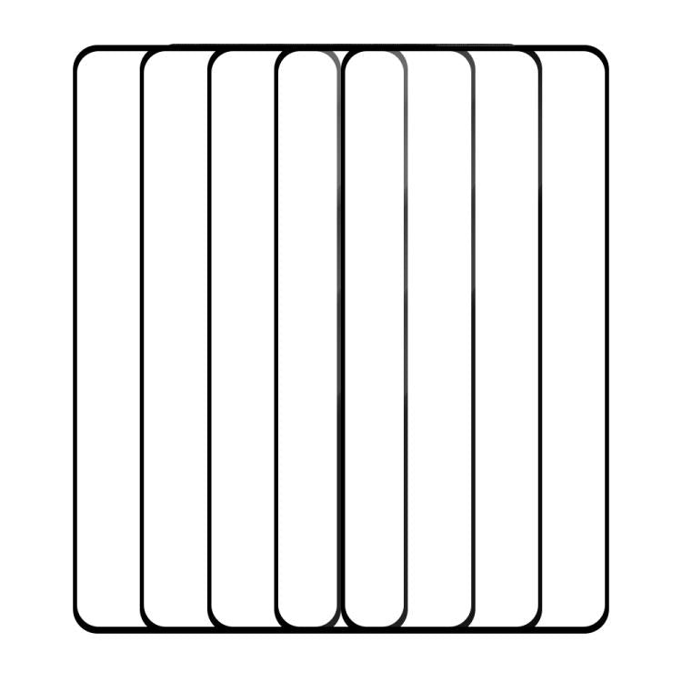 For Xiaomi 12T Pro 5pcs / Pack Do As You Wish Silk Screen Printed HD Tempered Glass Film - Black