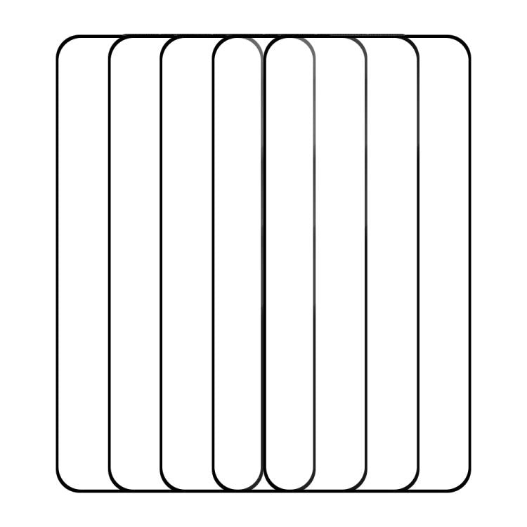 For Xiaomi 14 5pcs / Pack Do As You Wish Silk Screen Printed HD Tempered Glass Film - Black