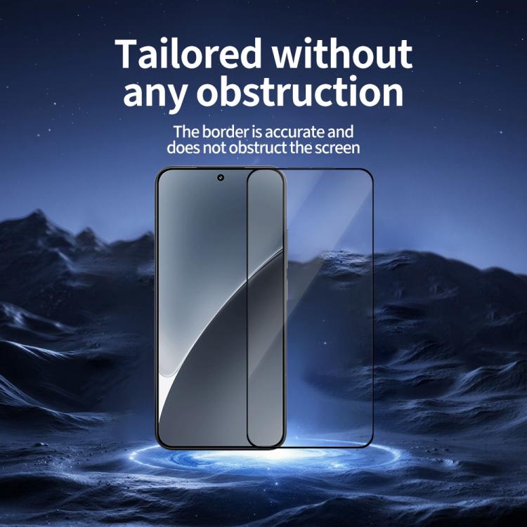 For Xiaomi 15 5pcs / Pack Do As You Wish Silk Screen Printed HD Tempered Glass Film - Black
