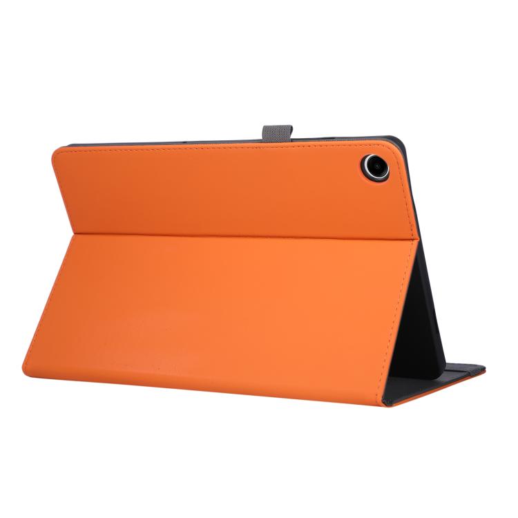 For Samsung Galaxy Tab A11 / A9 Macaron Color Hand Grip Leather Tablet Case with Holder