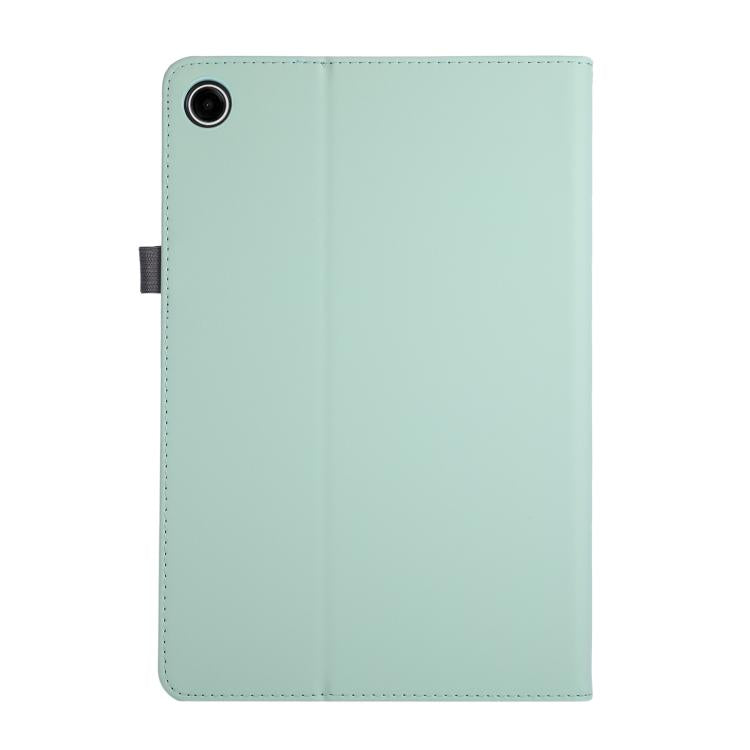 For Samsung Galaxy Tab A11 / A9 Macaron Color Hand Grip Leather Tablet Case with Holder