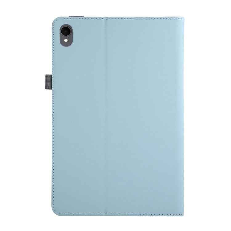 For Samsung Galaxy Tab S11 Macaron Color Hand Grip Leather Tablet Case with Holder
