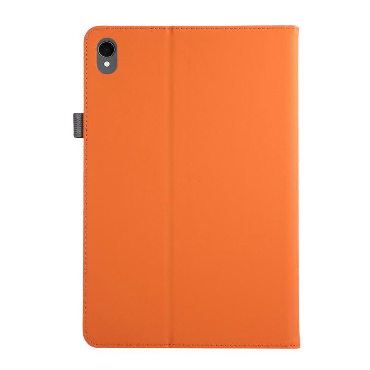 For Samsung Galaxy Tab S11 Macaron Color Hand Grip Leather Tablet Case with Holder