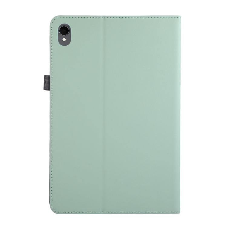 For Samsung Galaxy Tab S11 Macaron Color Hand Grip Leather Tablet Case with Holder