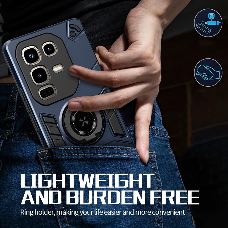For Infinix Note 50s 5G Rotating Holder TPU Hybrid PC Phone Case