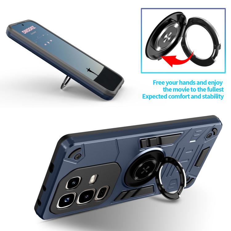 For Infinix Note 50x 5G Rotating Holder TPU Hybrid PC Phone Case