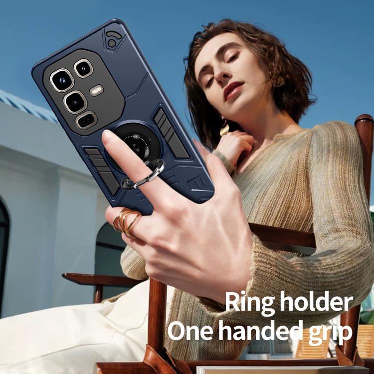 For Infinix Note 50x 5G Rotating Holder TPU Hybrid PC Phone Case