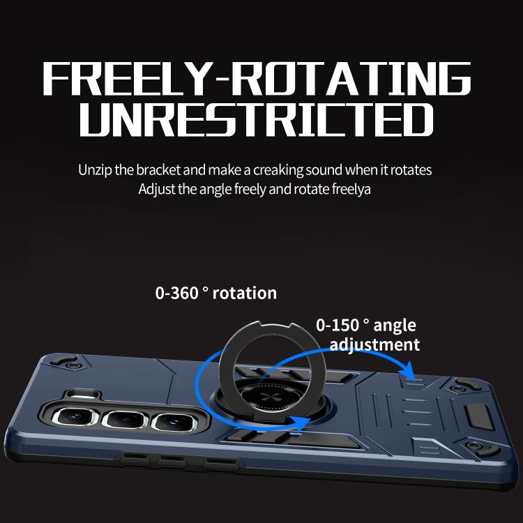 For Infinix Hot 50 Pro+ 4G Rotating Holder TPU Hybrid PC Phone Case