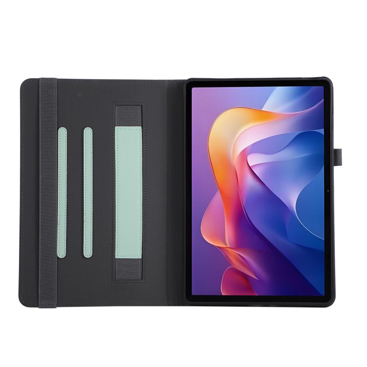 For Xiaomi Redmi Pad 2 2025 Macaron Color Hand Grip Leather Tablet Case with Holder