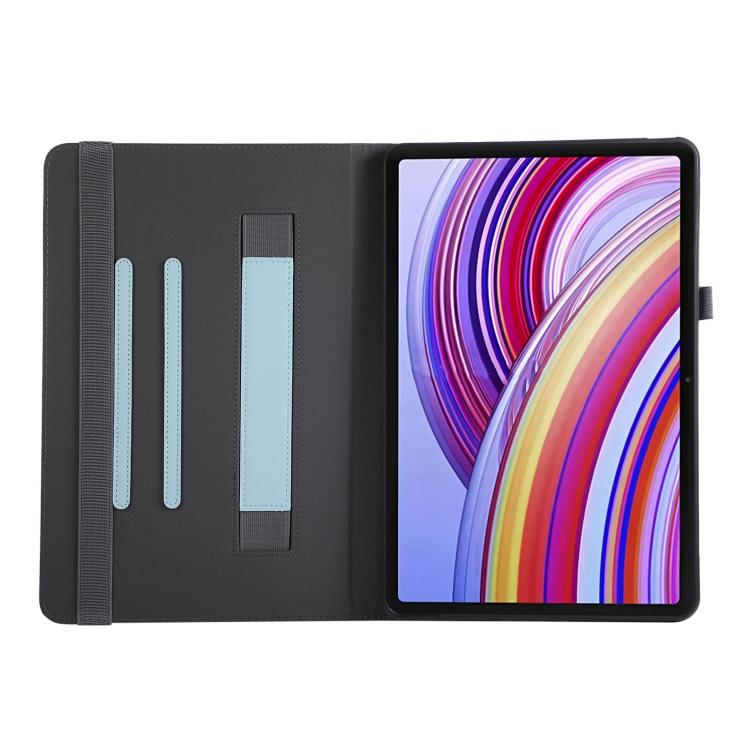 For Xiaomi Redmi Pad Pro 12.1 Macaron Color Hand Grip Leather Tablet Case with Holder