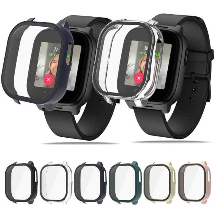 For Cosmo JrTrack 5 Tempered Glass Film Integrated PC Watch Protective Cover