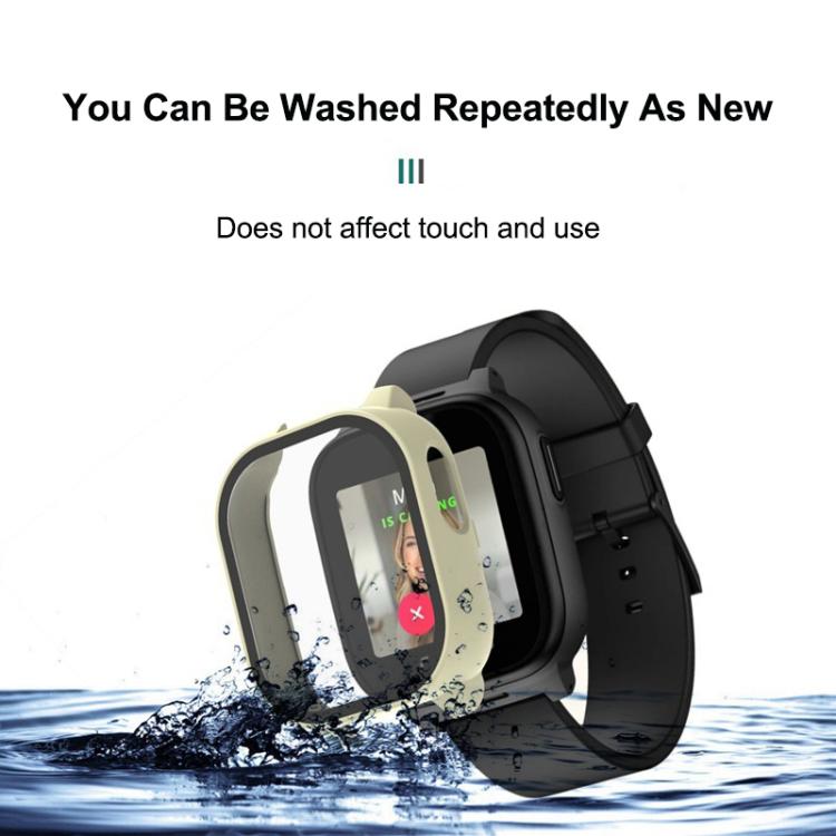 For Cosmo JrTrack 5 Tempered Glass Film Integrated PC Watch Protective Cover