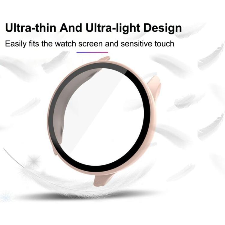 For Garmin Move Trend Tempered Glass Film Integrated PC Watch Protective Cover