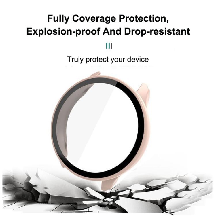 For Garmin Move Trend Tempered Glass Film Integrated PC Watch Protective Cover