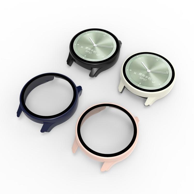 For Garmin Move Trend Tempered Glass Film Integrated PC Watch Protective Cover