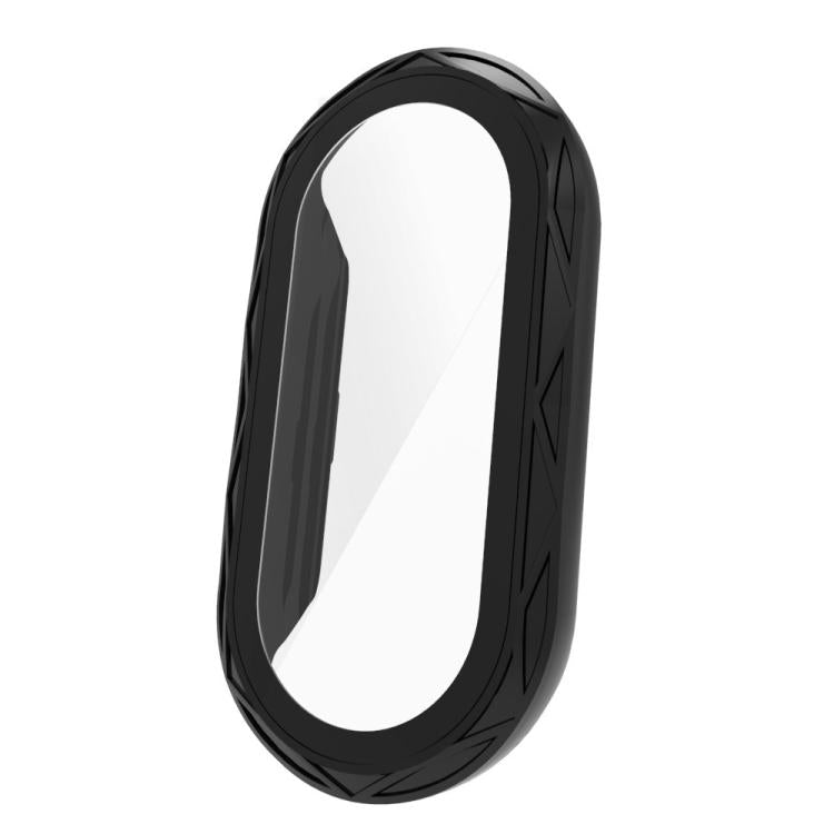 For Xiaomi Smart Band 9 / 9 NFC / 8 NFC Bird Nest Texture Tempered Glass Film Integrated PC Watch Cover
