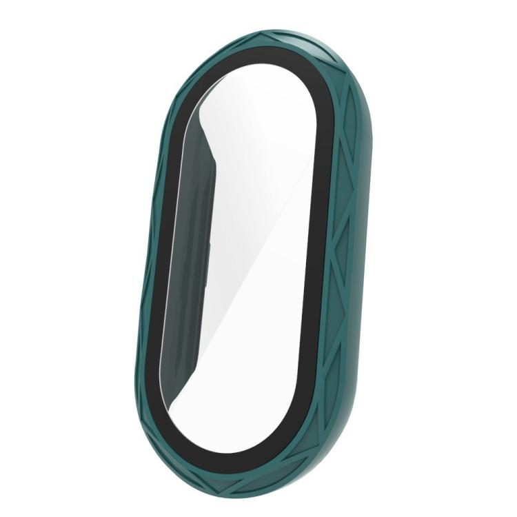 For Xiaomi Smart Band 9 / 9 NFC / 8 NFC Bird Nest Texture Tempered Glass Film Integrated PC Watch Cover