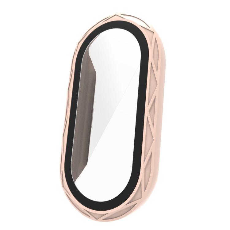 For Xiaomi Smart Band 9 / 9 NFC / 8 NFC Bird Nest Texture Tempered Glass Film Integrated PC Watch Cover