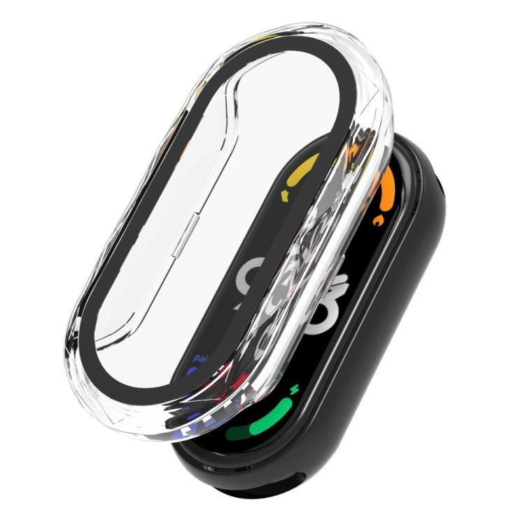 For Xiaomi Smart Band 9 / 9 NFC / 8 NFC Bird Nest Texture Tempered Glass Film Integrated PC Watch Cover