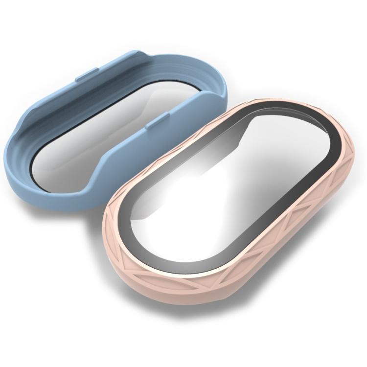 For Xiaomi Smart Band 9 / 9 NFC / 8 NFC Bird Nest Texture Tempered Glass Film Integrated PC Watch Cover