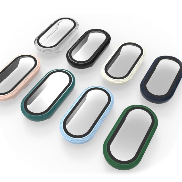 For Xiaomi Smart Band 9 / 9 NFC / 8 NFC Bird Nest Texture Tempered Glass Film Integrated PC Watch Cover