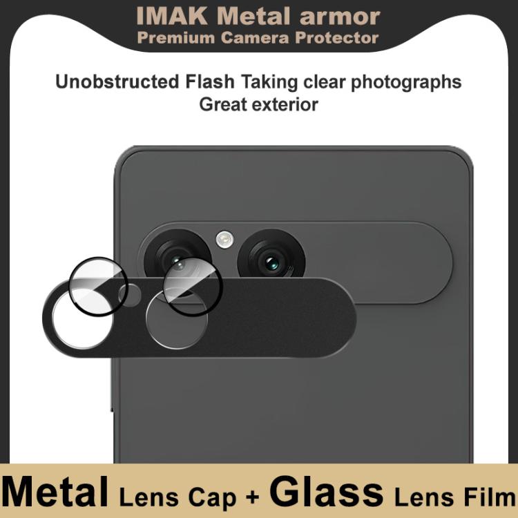 For Sony Xperia 10 VII IMAK Metal Armor Premium Camera Protector Film