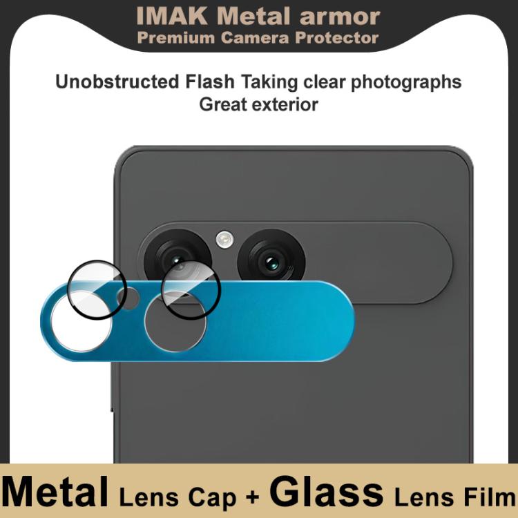 For Sony Xperia 10 VII IMAK Metal Armor Premium Camera Protector Film